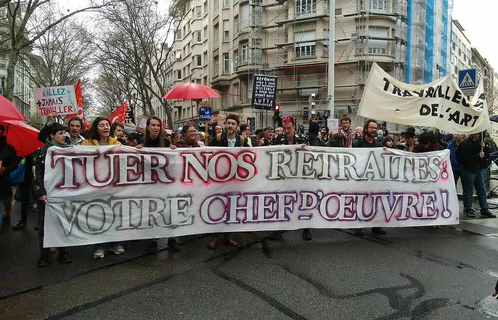 Manifestation à Lyon, le 23 mars 2023.