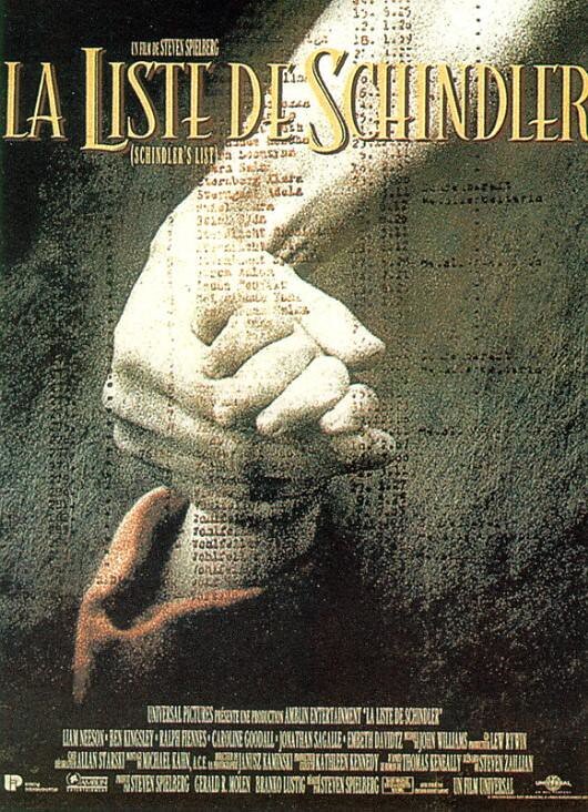 affiche liste de schindler 