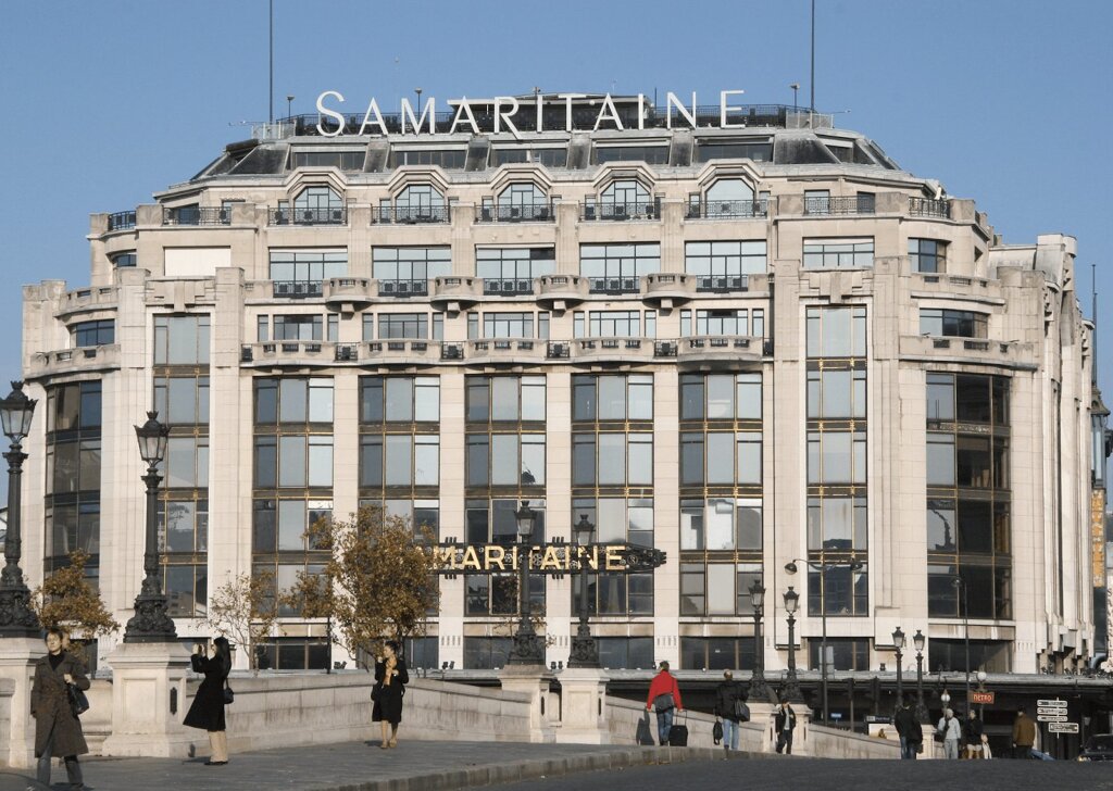 Le bâtiment de la Samaritaine à Paris