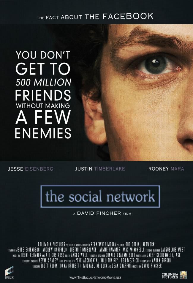 affiche du film the social network