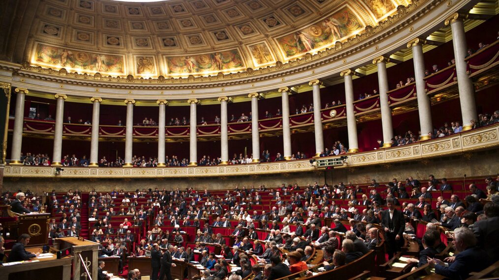 Photo hémicycle Assemblée nationale - séparation des pouvoirs