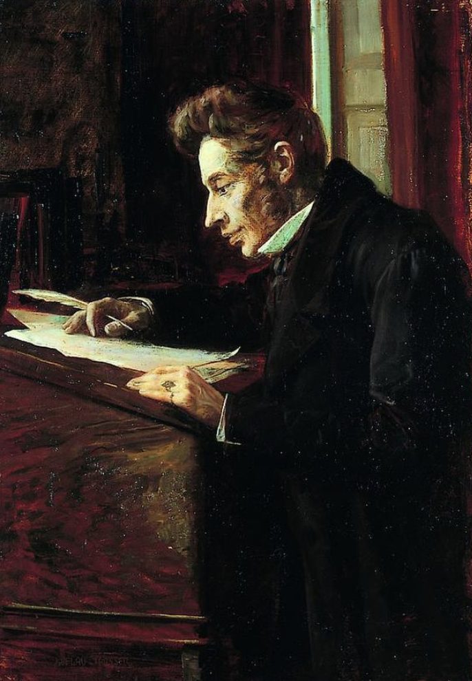 Portrait de Kierkegaard.