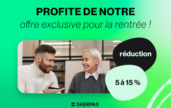 Profite de notre offre de rentrée exclusive !