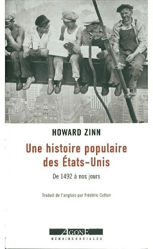 page de couverture du livre "Une histoire populaire des Etats-Unis" de Howard Zinn