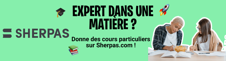 Donner des cours particuliers avec Les Sherpas